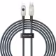 Кабел за данни Baseus Unbreakable, Type-C - Lightning, 20W, 1.0m, Черен - 40437