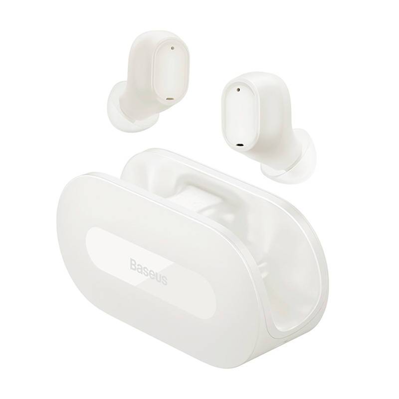 Bluetooth слушалки Baseus Bowie EZ10, TWS, Бял – 20757