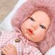 Кукла-бебе Мануела с бяла чанта и възглавничка - 40 см