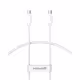 Кабел за данни Baseus Superior 2, Type-C - Type-C, 100W, PD, 1.0m, Бял - 40419