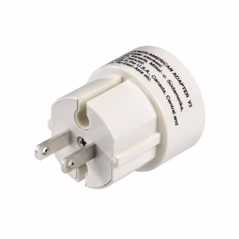 Преходник 7292 за японски, американски US контакт, от български, плосък, EU, 125VAC, 15A