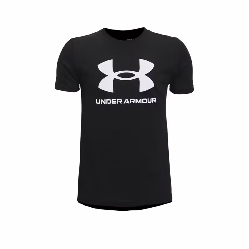 UNDER ARMOUR Sportstyle Logo Kids Tee Black
