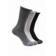 UNDER ARMOUR 3-Packs Heatgear Crew Socks Black/White/Grey