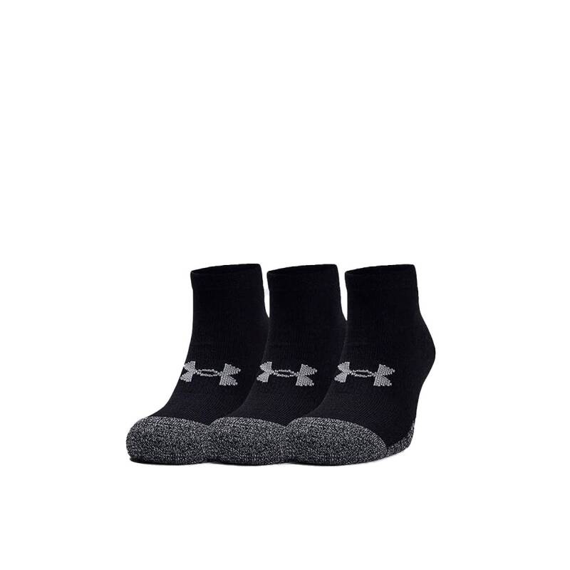 UNDER ARMOUR 3-Packs Heatgear Low Cut Socks Black