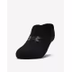 UNDER ARMOUR 3-Packs Essential Ultra Low Cut Socks Black