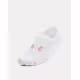 UNDER ARMOUR 3-Packs Essential Ultra Low Cut Socks White