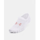 UNDER ARMOUR 3-Packs Essential Ultra Low Cut Socks White