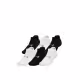 UNDER ARMOUR 6-Packs Essential No Show Socks Black/White