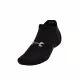 UNDER ARMOUR 6-Packs Essential No Show Socks Black/White
