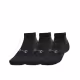 UNDER ARMOUR 3-pack Essential Low Cut Socks Black