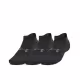 UNDER ARMOUR 3-pack Essential No Show Socks Graphite