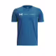UNDER ARMOUR Logo Wordmark Boys' Тее Blue
