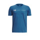UNDER ARMOUR Logo Wordmark Boys' Тее Blue
