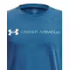 UNDER ARMOUR Logo Wordmark Boys' Тее Blue