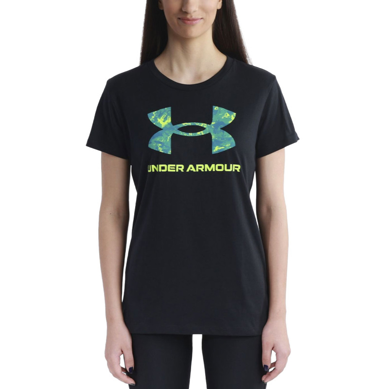 UNDER ARMOUR Sportstyle Logo Tee Black/Green