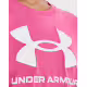 UNDER ARMOUR Sportstyle Logo Tee Pink/White