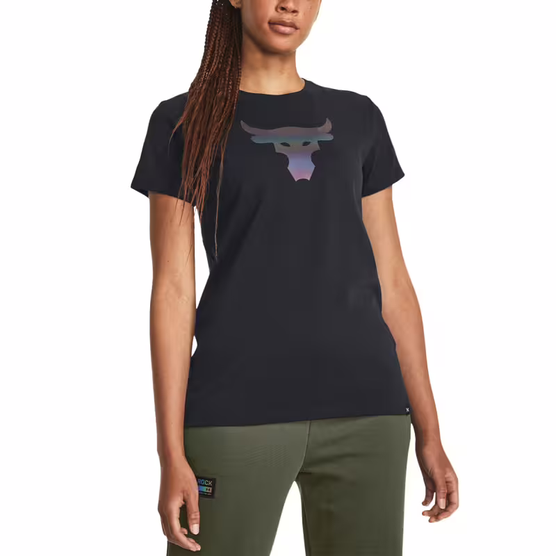 UNDER ARMOUR x Project Rock Night Shift Tee Black