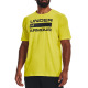 UNDER ARMOUR Team Issue Wordmark Tee Yellow