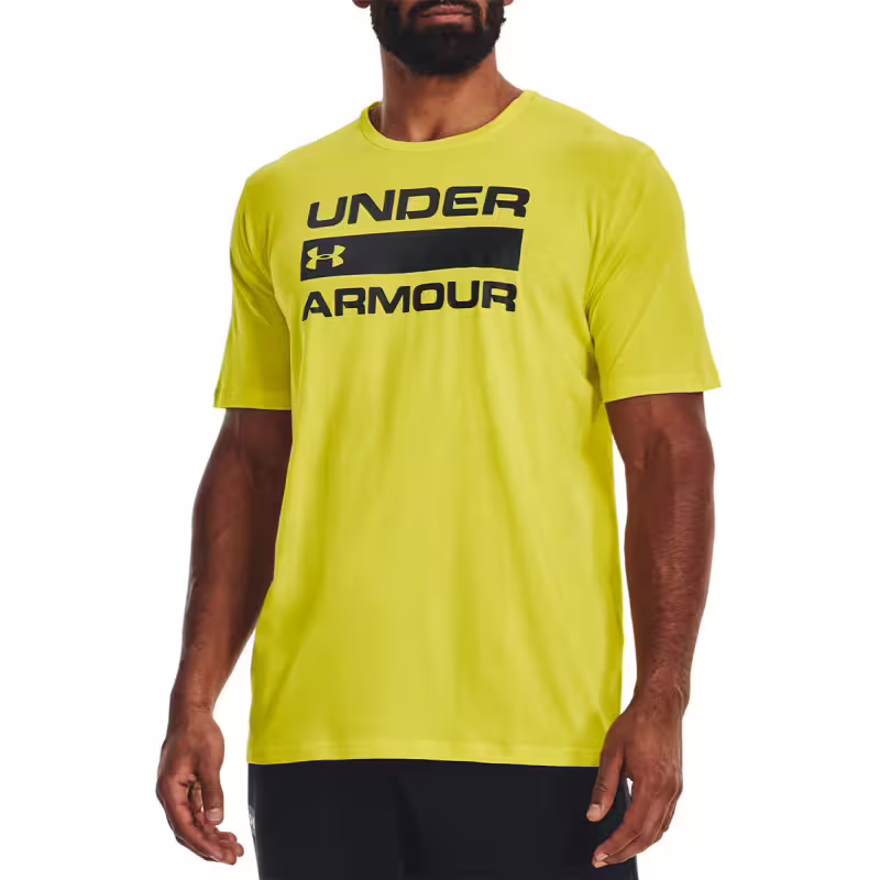 UNDER ARMOUR Team Issue Wordmark Tee Yellow