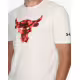 UNDER ARMOUR x Project Rock Brahma Bull Tee White/Red