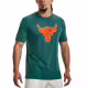 UNDER ARMOUR x Project Rock Brahma Bull Tee Green/Orange