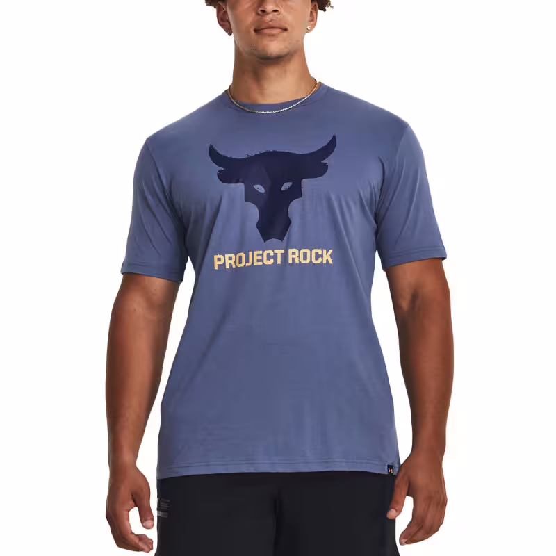 UNDER ARMOUR x Project Rock Brahma Bull SS Tee Blue