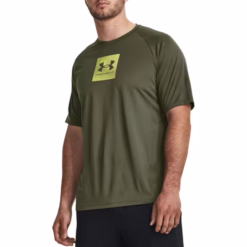UNDER ARMOUR Tech Print Fill Tee Green