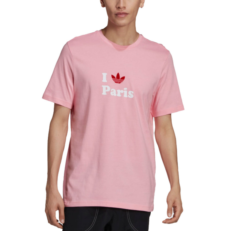 ADIDAS Paris Trefoil Tee Pink