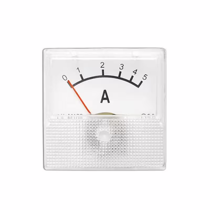 Амперметър LX M108, DC, директен, 5A, 40x40mm