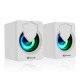 Тонколони Kisonli L-1030, AUX, 2x2.5W, Бял - 22243