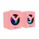 Тонколони Kisonli L-1040, AUX, 2x2.5W, Розов - 22246