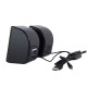 Тонколони Kisonli L-8080, AUX, 2x3W, Черен - 22236