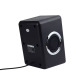 Тонколони Kisonli T-005, AUX, 2x3W, Черен - 22250