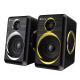 Тонколони Kisonli T-005, AUX, 2x3W, Черен - 22250