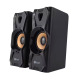Тонколони Kisonli U-9003, AUX, 2x3W, Черен - 22252