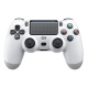 Безжичен джойстик No brand 5005B, За Play Station 4, Бял - 13079