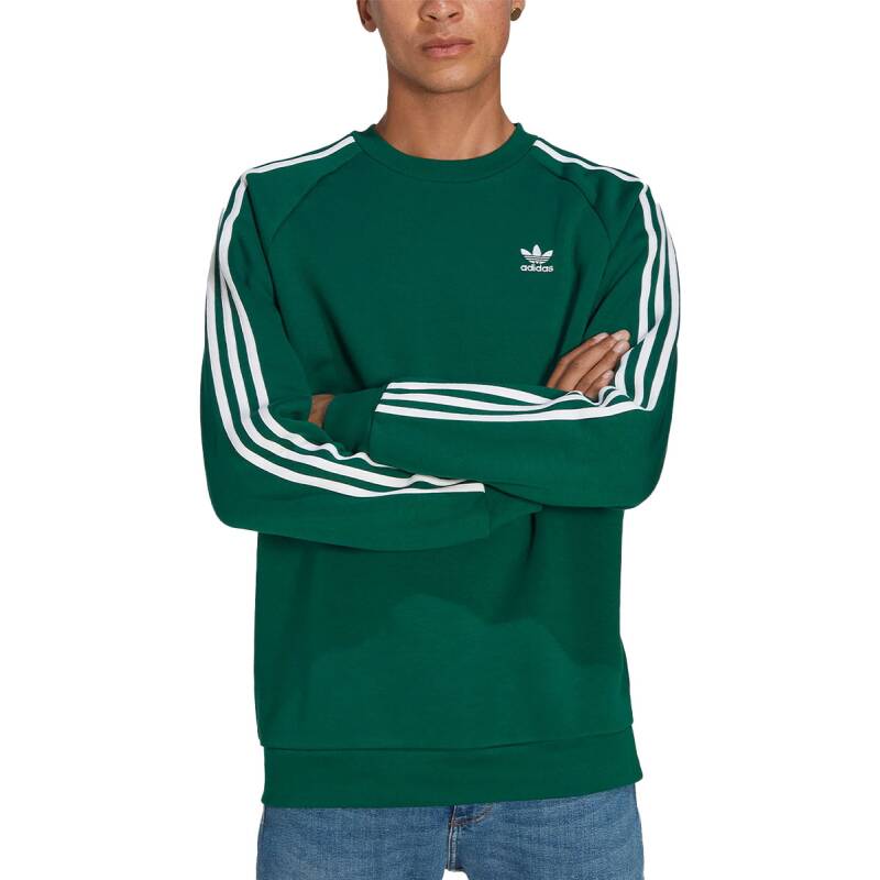 ADIDAS Adicolor Classics 3-Stripes Crew Sweatshirt Green