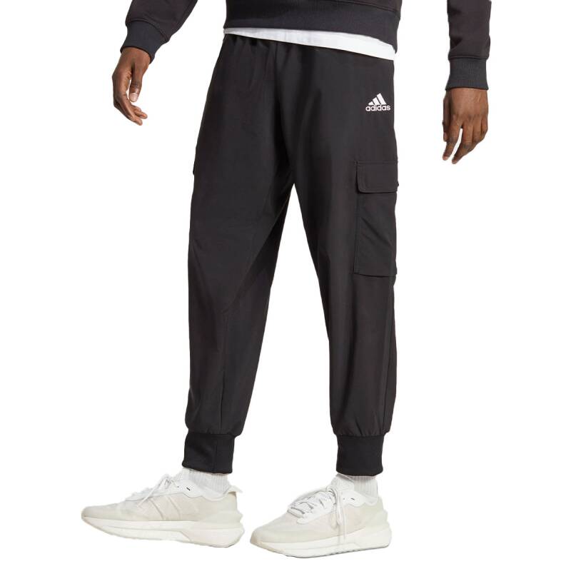 ADIDAS Essentials Woven Ankle-Length Cargo Pants Black