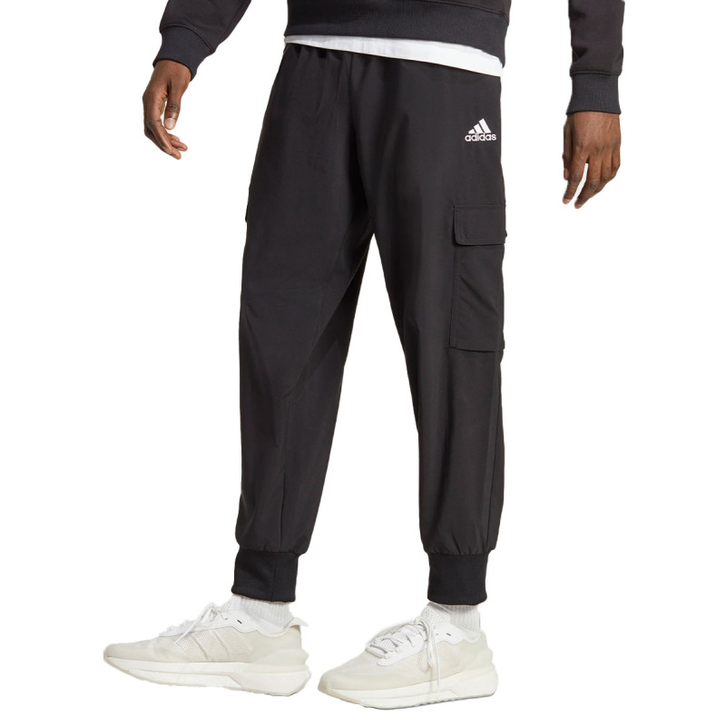 ADIDAS Essentials Woven Ankle-Length Cargo Pants Black