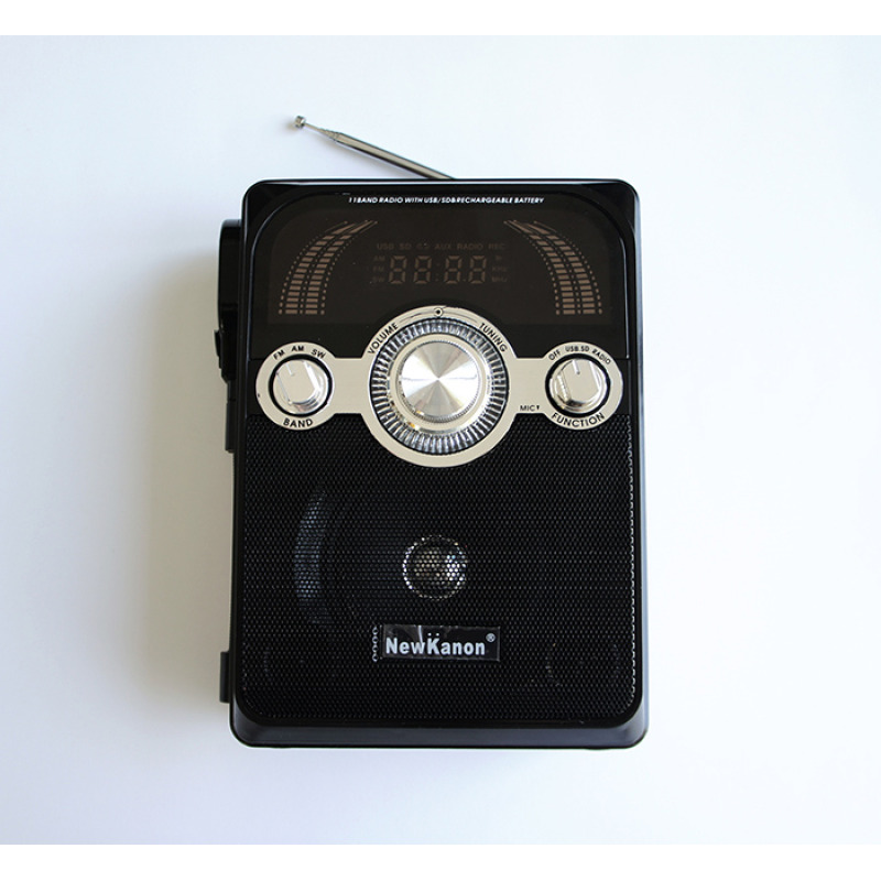 Преносима колонка Радио с LCD дисплей и Li-ion батерия 5W MP3