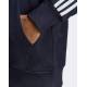 ADIDAS Essentials French Terry 3-Stripes Hoodie Blue