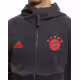 ADIDAS x FC Bayern Munchen 22/23 Hooded Jacket Black/Grey