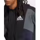ADIDAS Essentials Colorblock Full-Zip Hoodie Black