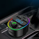 FM Трансмитер Earldom ET-M78, Bluetooth, Micro SD, USB, Type-C, QC, Черен - 17776