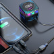 FM Трансмитер Earldom ET-M98, Bluetooth, USB, Type-C, 3.1A, С кабел 3 в 1, Черен - 17768