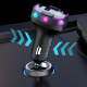 FM Трансмитер Earldom ET-M99, Bluetooth, USB, Type-C, QC, 3.1A, Черен - 17767