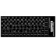 Букви за клавиатура, qwerty, кирилица, латиница, бели