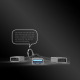 USB хъб Earldom ET-HUB15A, 3 Порта, OTG, Черен - 12066