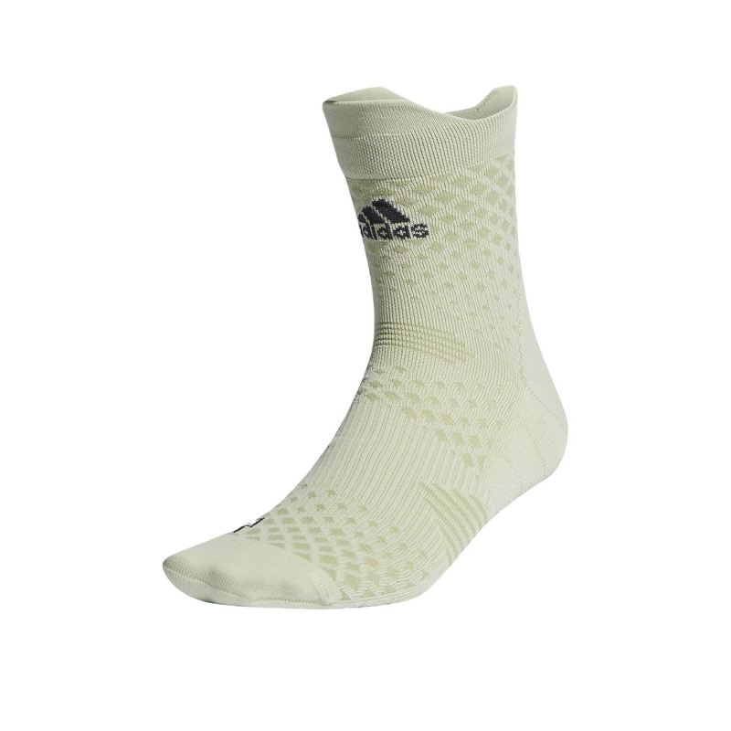 ADIDAS 1-Pair Running 4D Quarter Crew Socks Yellow
