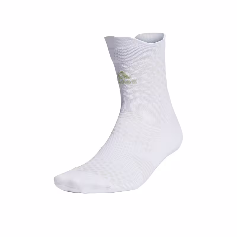 ADIDAS 1-Pair Running 4D Quarter Crew Socks White